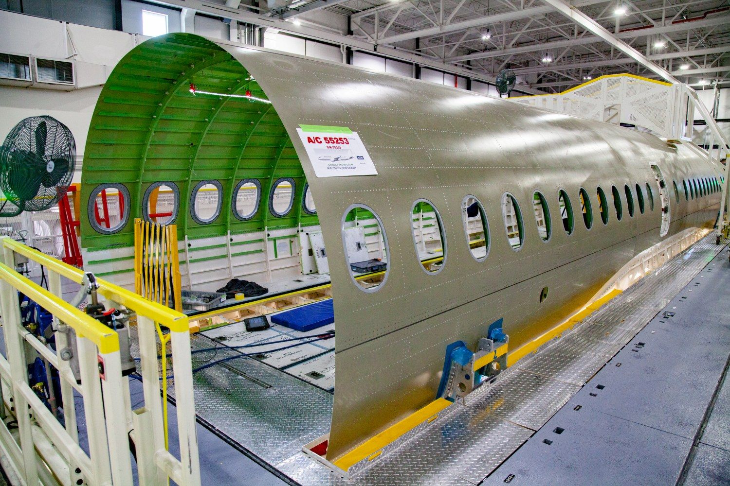 First A220 for QantasLink Enters Assembly Phase