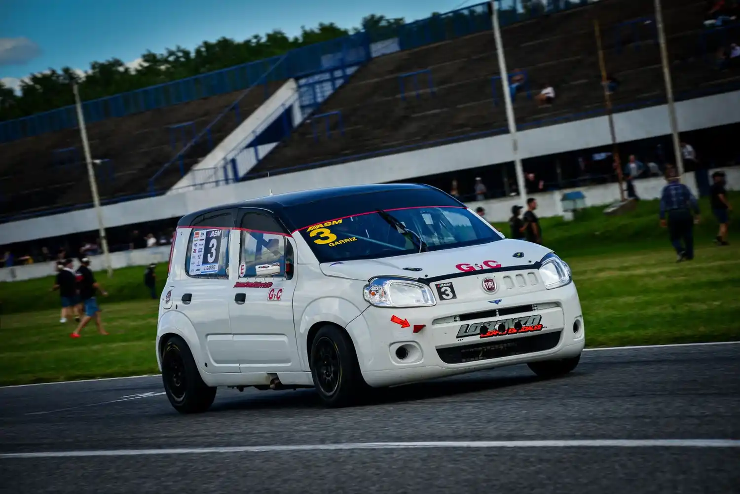 Juanchi Gárriz probó en La Plata y se prepara para el debut 2026 del Fiat Uno ASM