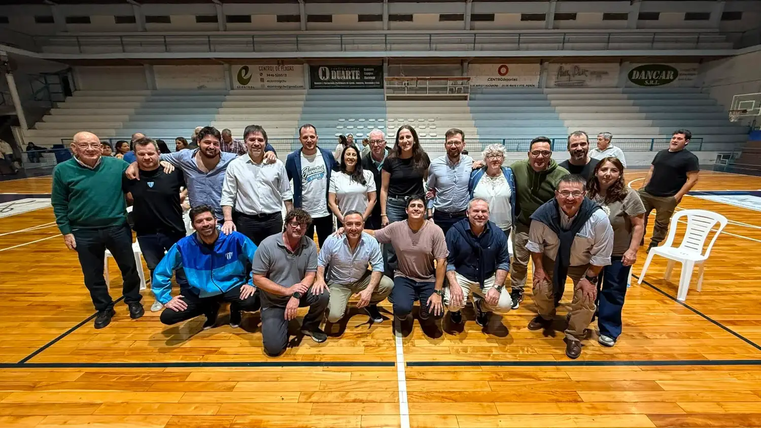 Cristhian Gómez fue reelecto como presidente del Club Juventud Unida