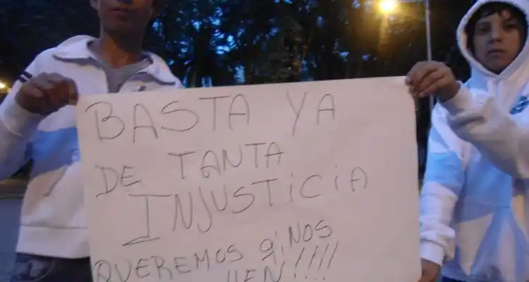 Marcha al Municipio para pedir seguridad