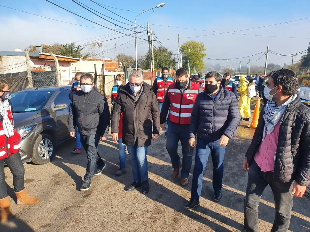 Tigre: Intendente acordó con Desarrollo Social entrega de alimentos y elementos de limpieza en barrio San Jorge