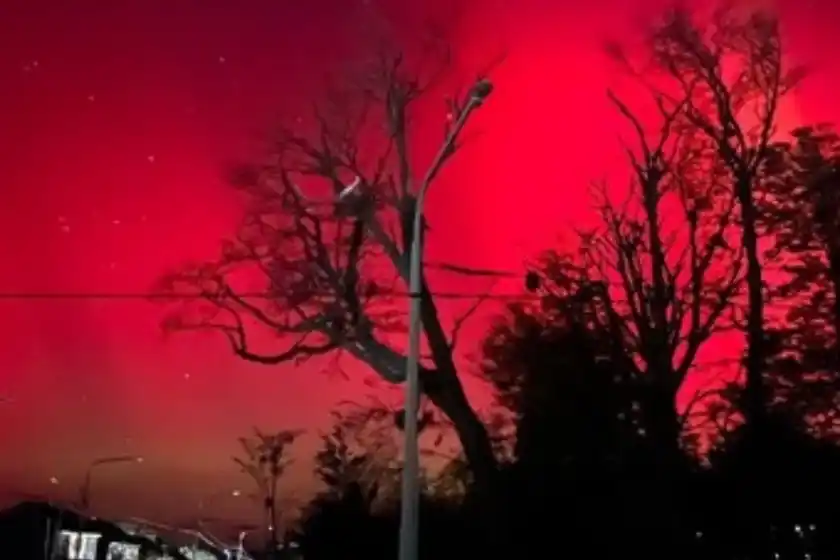 Una tormenta solar generó auroras visibles desde varios puntos de Argentina