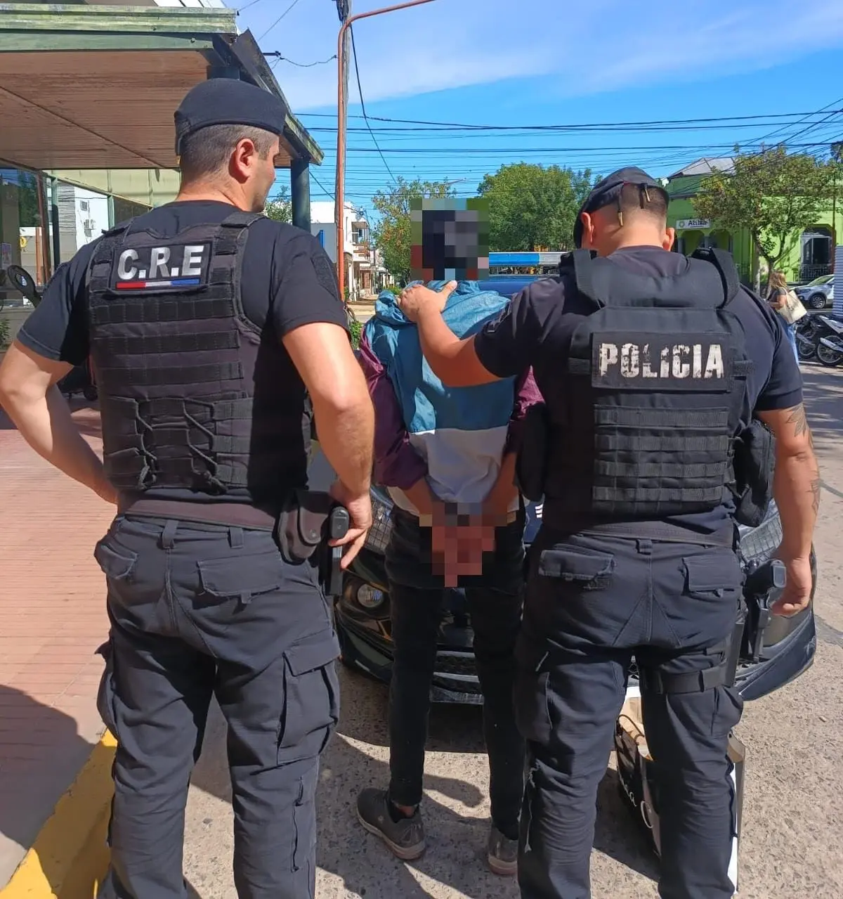 Imagenes de la detencion del masculino