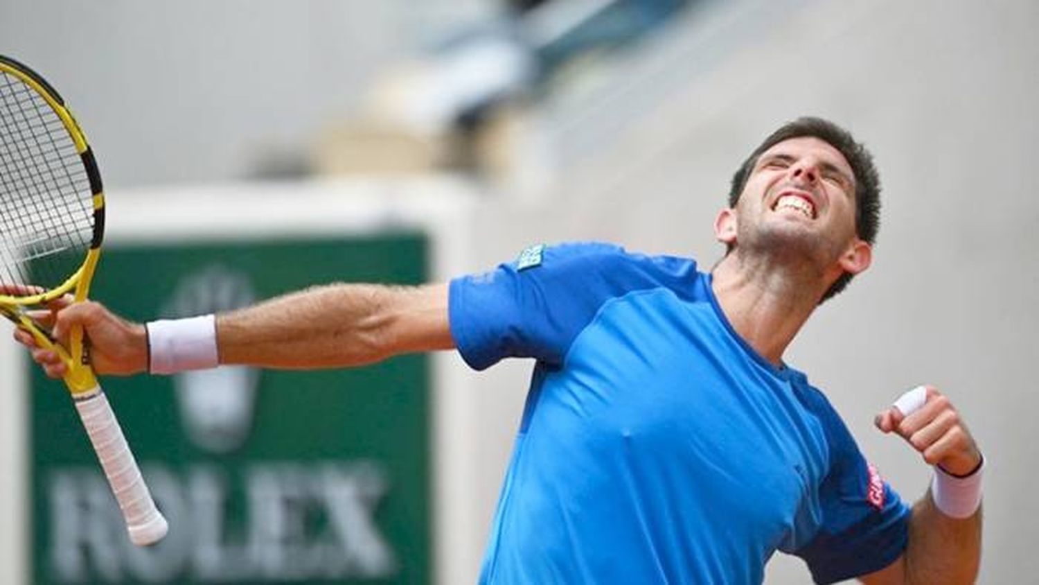 Delbonis dio el golpe e hizo  historia en Roland Garros:  Venció a Fognini y está en octavos   