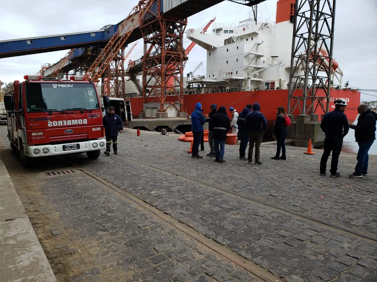 Convalidan Plan de Contingencias en el puerto