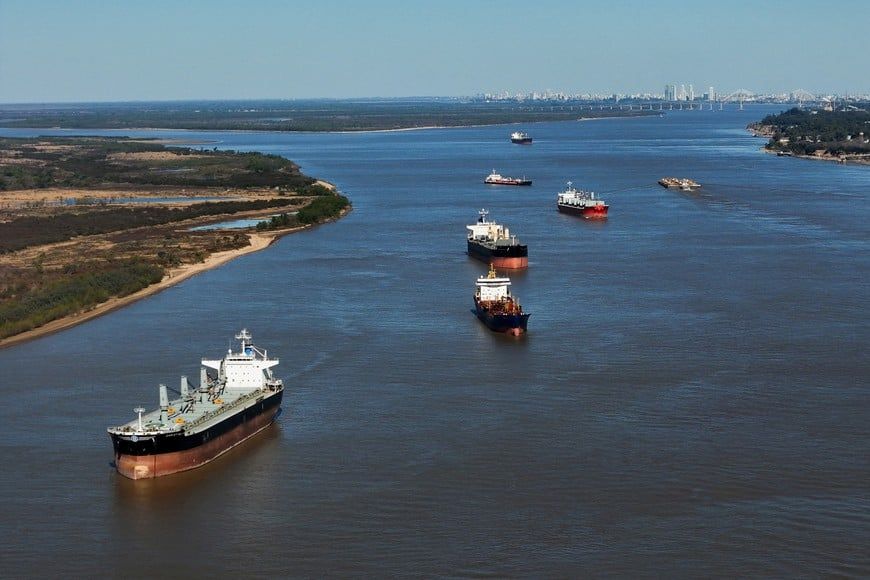 La bajante del río Paraná preocupa a las autoridades