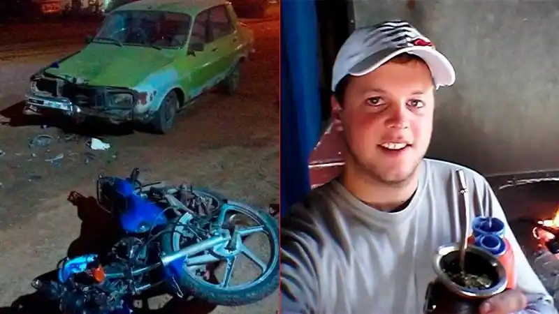 Murió el joven que había chocado su moto contra un auto en General Ramírez