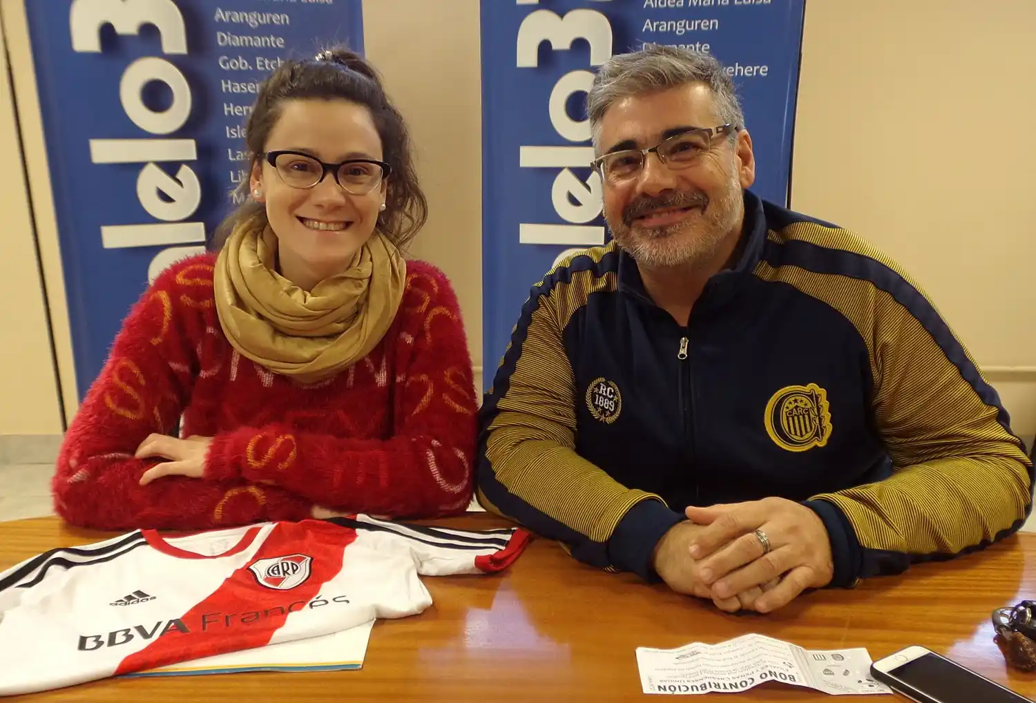 Lunes futbolero y solidario en el Parque del Lago