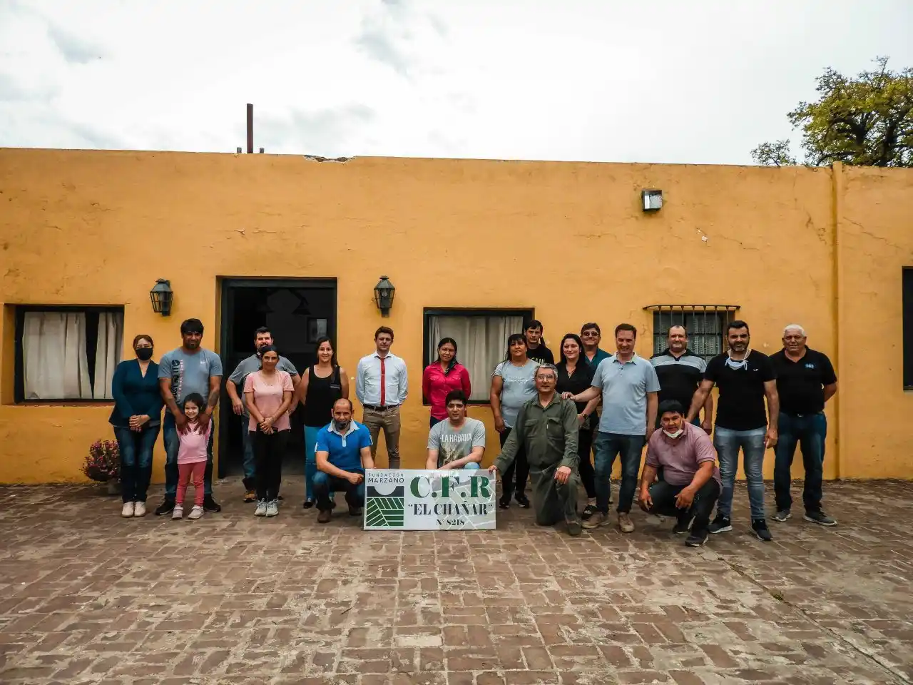 Poleri y Enrico, cerca del trabajo de las instituciones de Teodelina