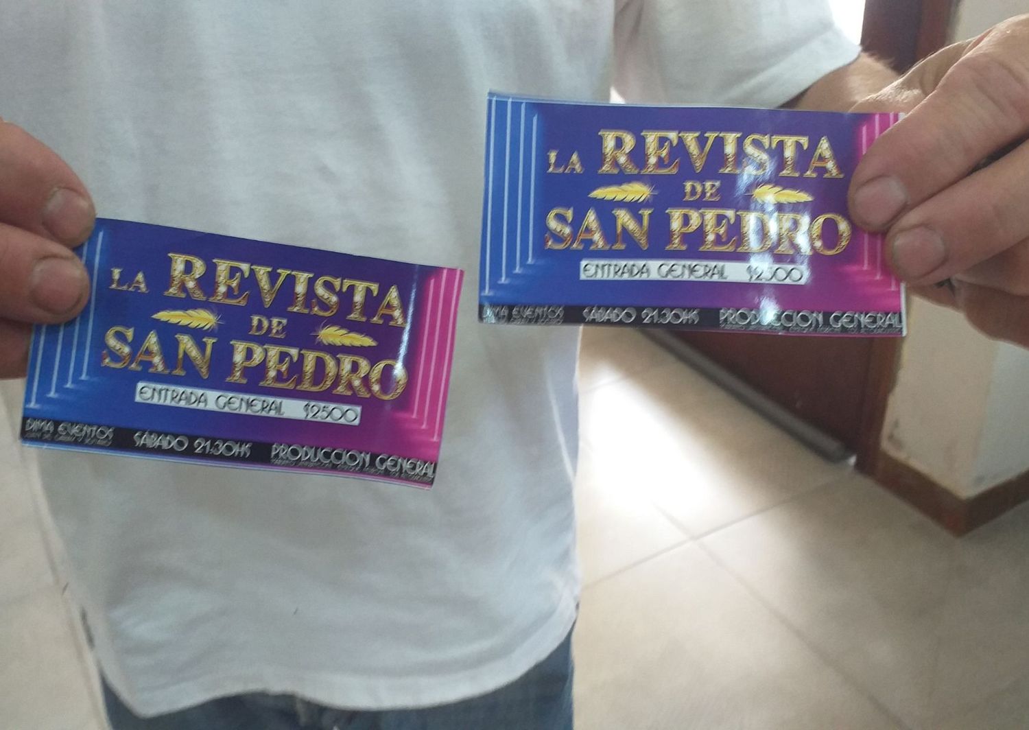 Eduardo ganó las entradas de La Revista en San Pedro