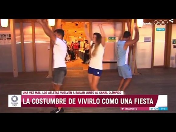 Tokio 2020: el video de TyC Sports en el que Brenda Rojas baila con Messi y atletas olímpicos