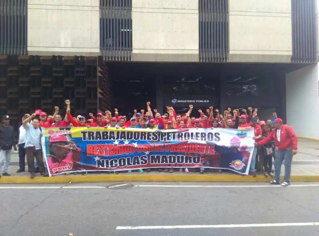 Trabajadores de PDVSA solicitan PENA MÁXIMA para detenidos por hechos de corrupción