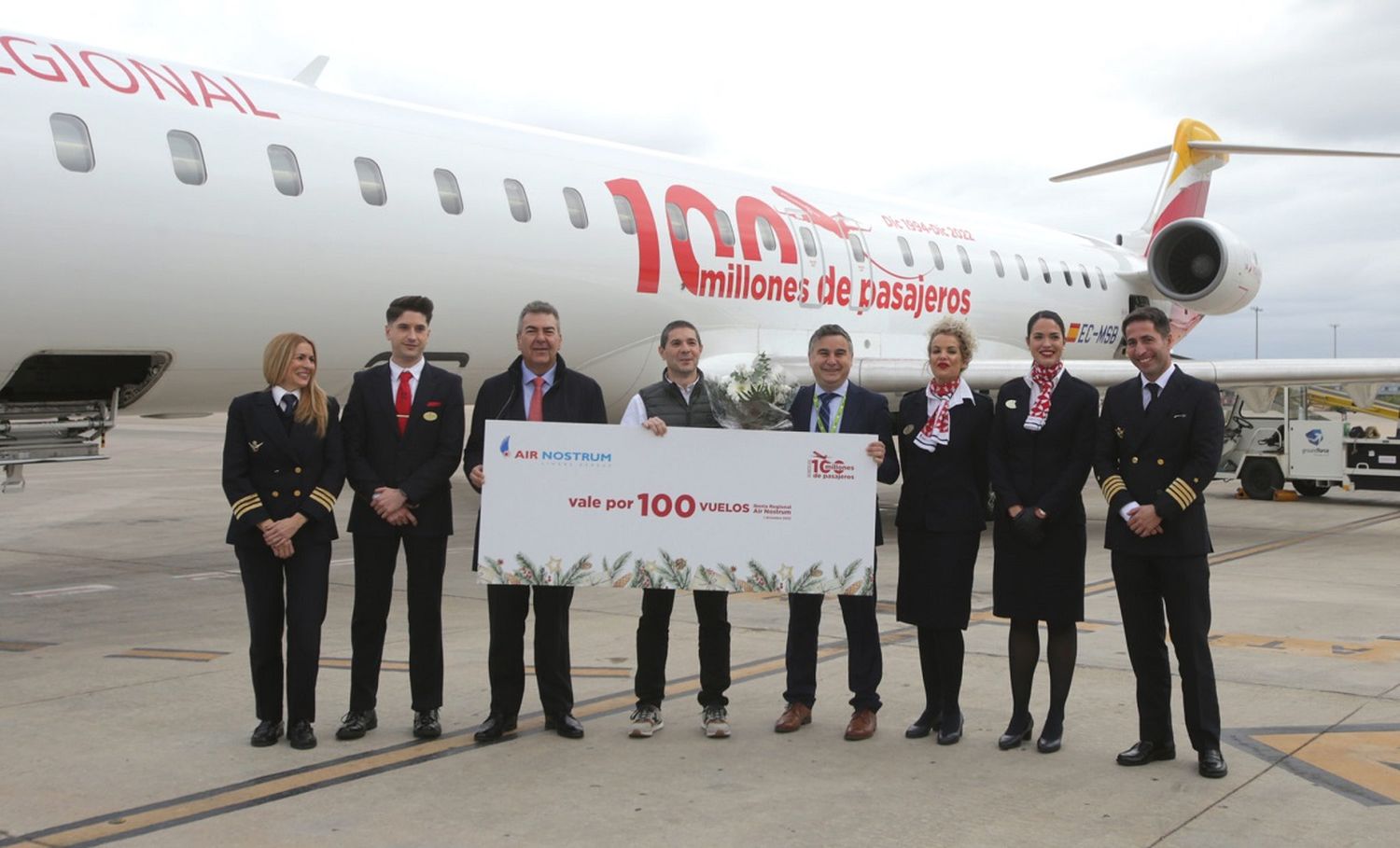 Air Nostrum reaches 100 million passengers transported