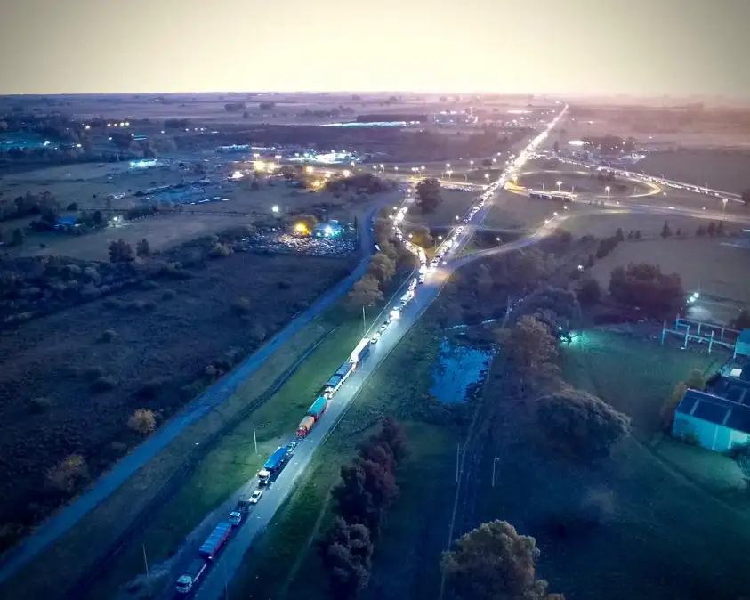 Así estuvo el miércoles el acceso a Gualeguaychú
