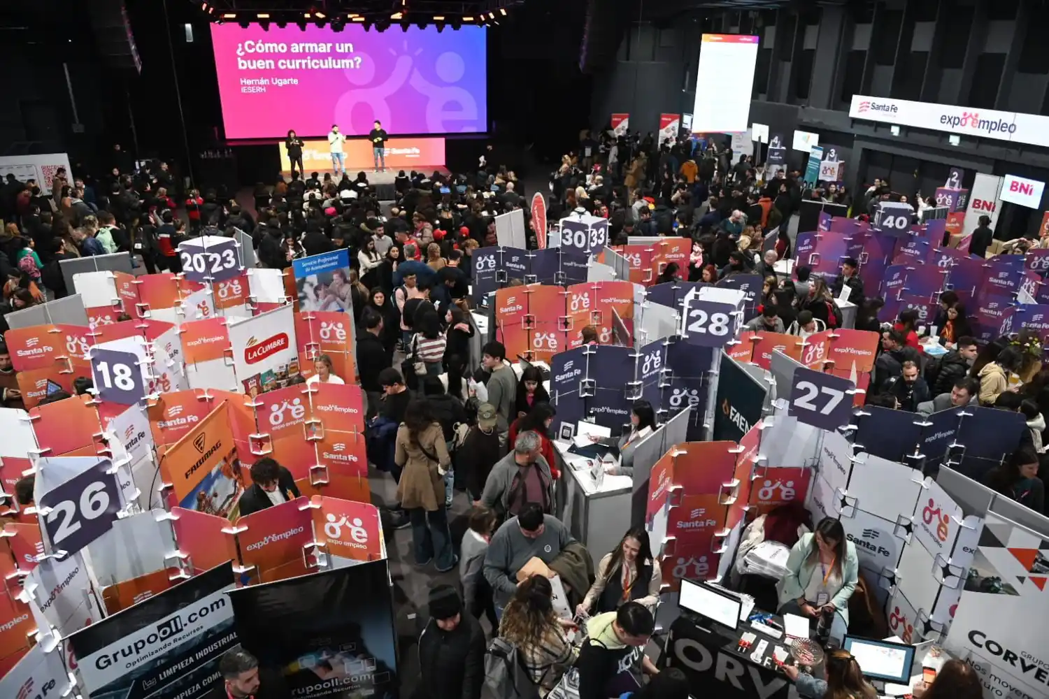La provincia confirmó que más de 7.500 personas participaron de Expo Empleo en Rosario