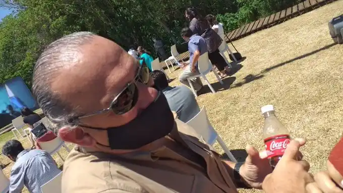 Berni llegó en caravana a Vuelta de Obligado y habló de su candidatura a presidente: "Lo decidirá la que maneja las fichas"