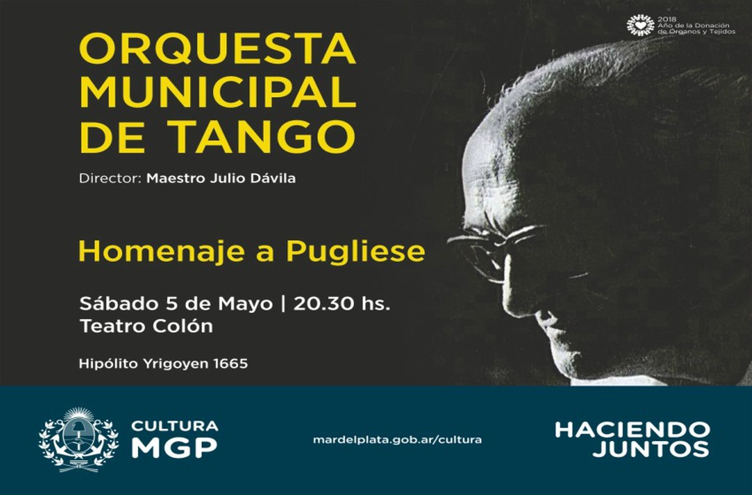 Homenaje a Osvaldo Pugliese en el Teatro Colón