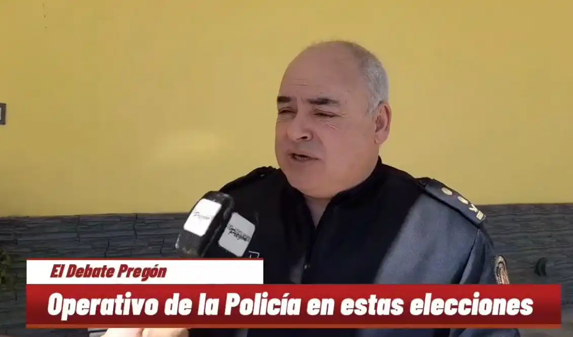 Operativo de la Policía en estas elecciones