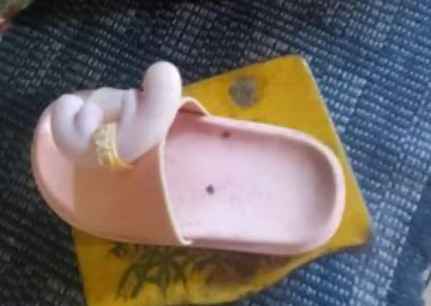 Encontraron ojota de bebé
