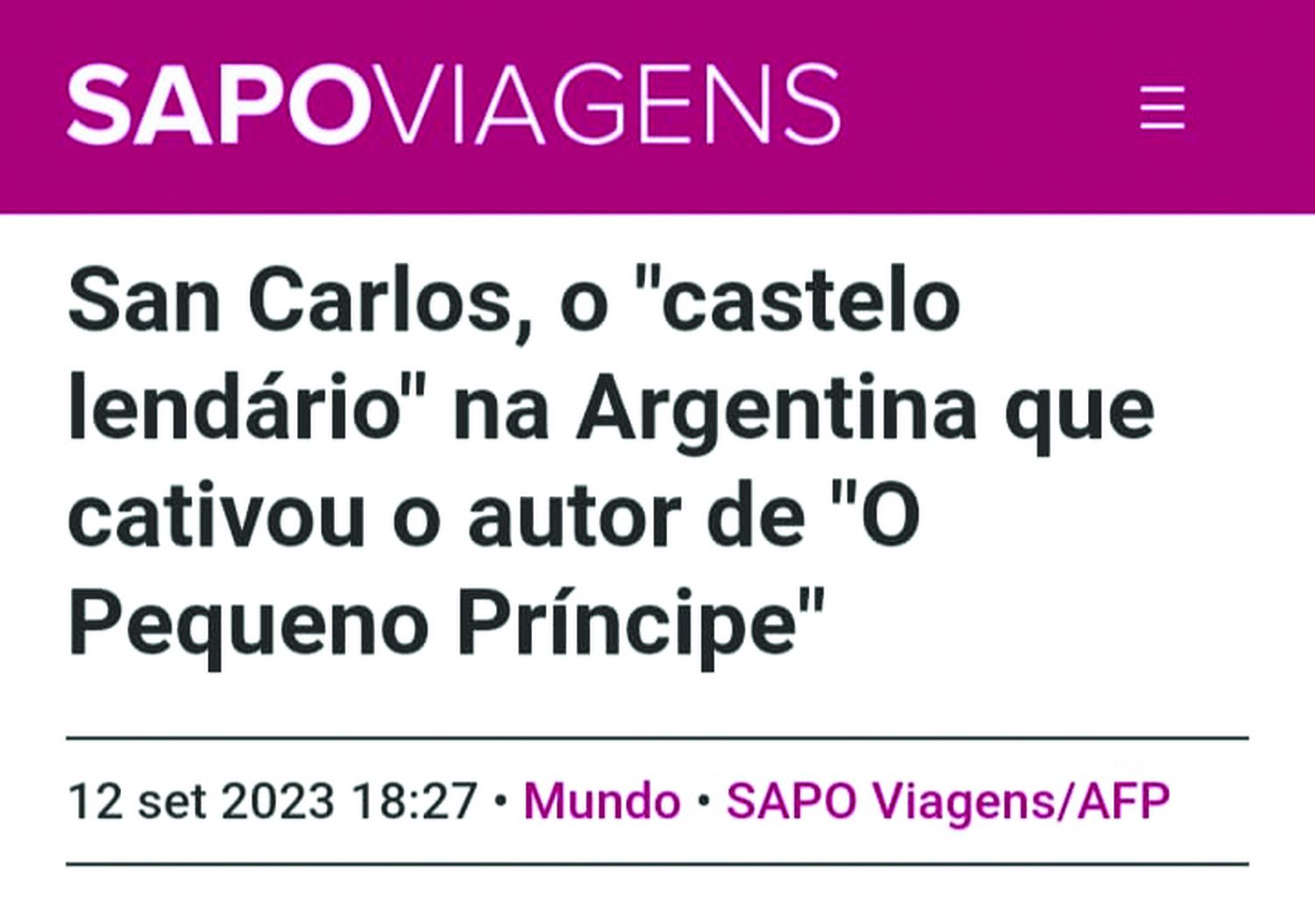 Parque San Carlos más allá de las fronteras de la Argentina 