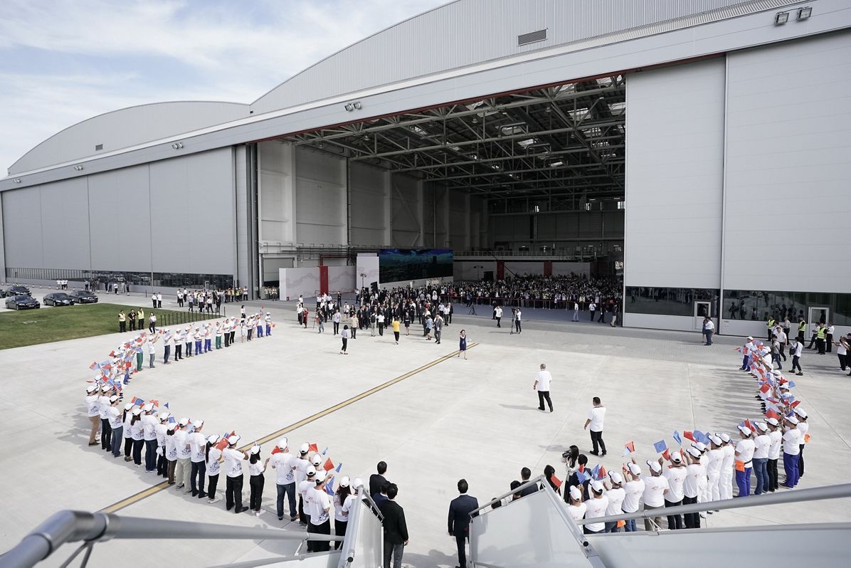Airbus inauguró su centro de Acabado y Entrega de A330 en China