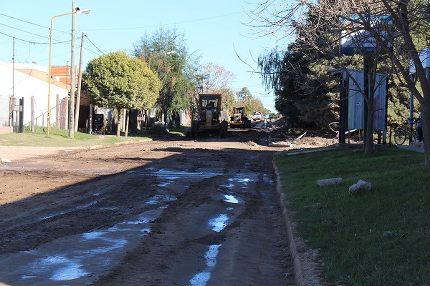 La Municipalidad trabajó en las calles de la ciudad