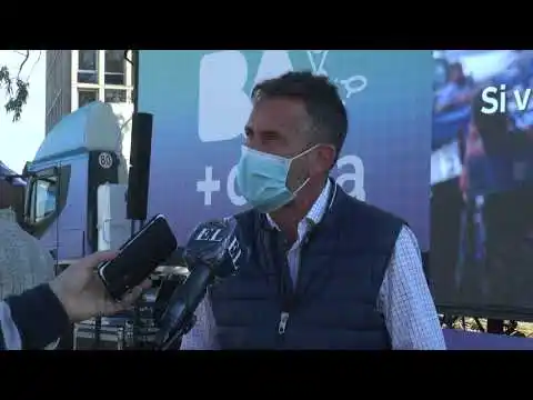 El camión de promoción turística de ciudad de Buenos Aires está en Santa Fe