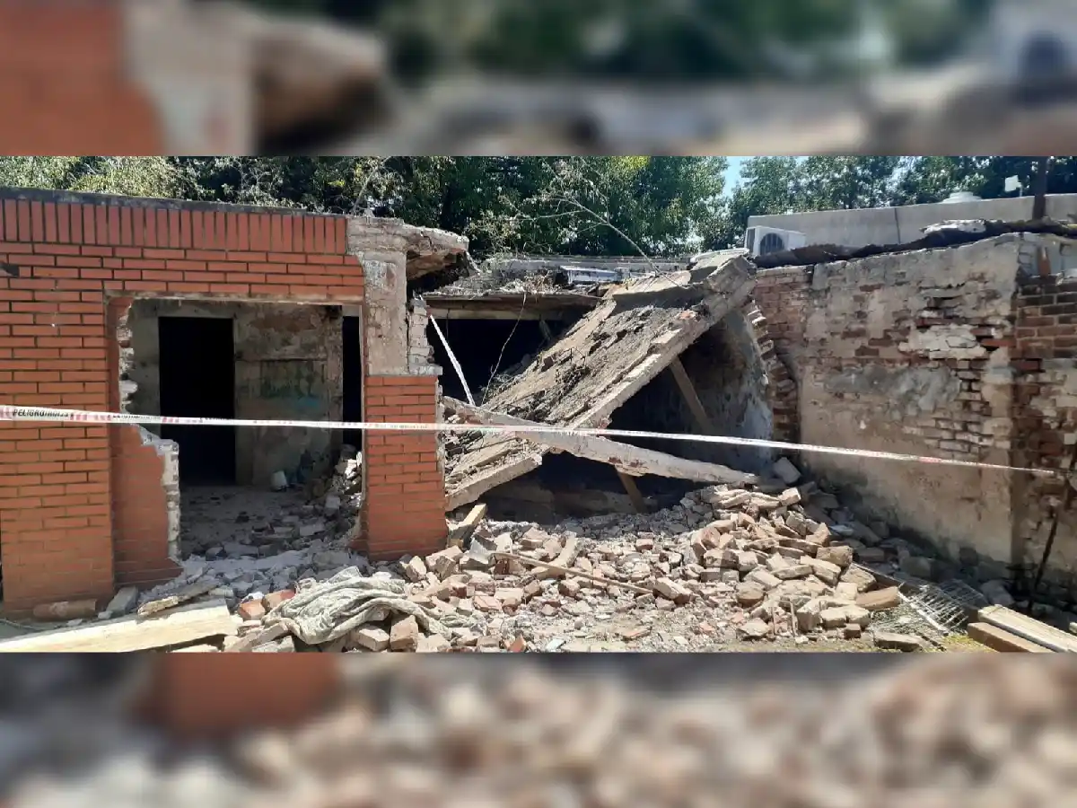 Cayó una losa en barrio La Florida: un obrero resultó herido