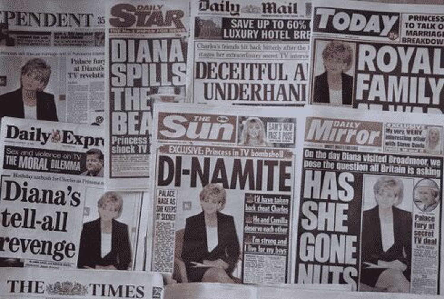 La entrevista de la princesa Diana todavía da mucha tela para cortar. Foto AFP