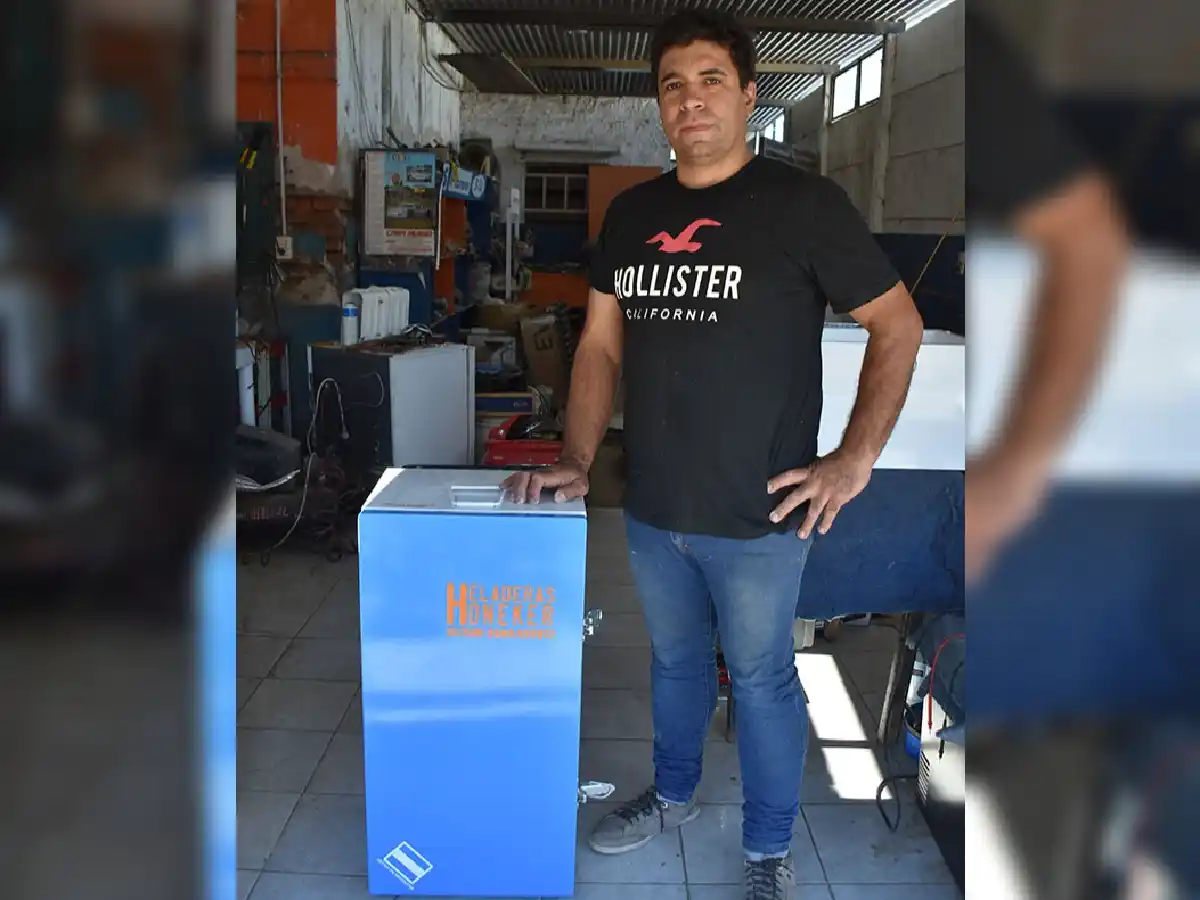 Un devotense revolucionó el mercado con las heladeras a batería