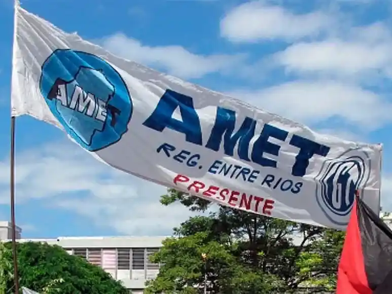 AMET se suma a la medida de AGMER y se adhiere al paro de hoy miércoles