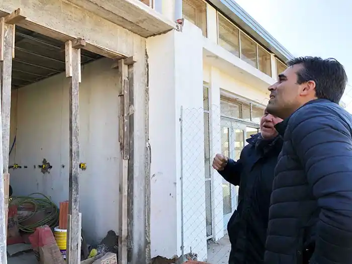 El municipio avanza con la obra de ampliación en la  Escuela Técnica Nº 1