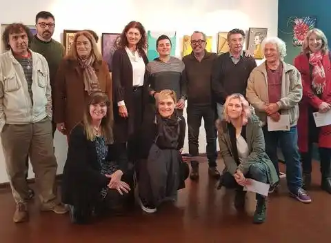 Premiados en el 4º Salón de Artistas Plásticos expusieron en la SAAP 