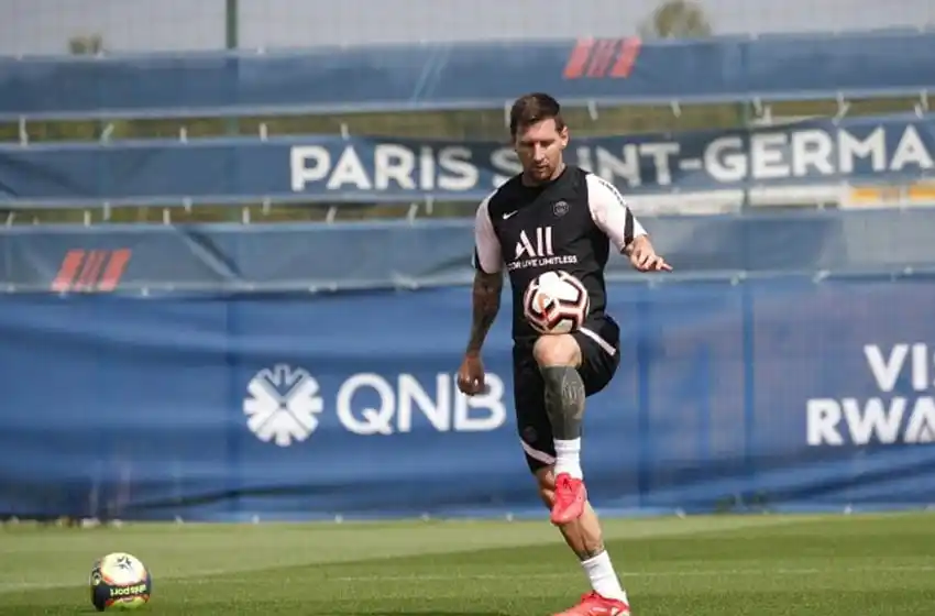 El mensaje de Messi tras su primer entrenamiento en PSG