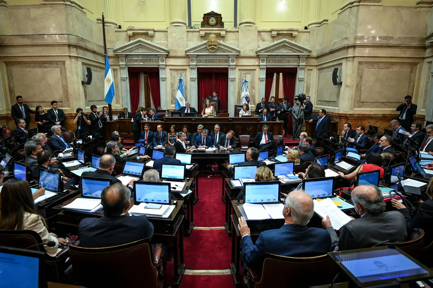 Victoria Villarruel convocó a una sesión especial para el viernes. Foto: Senado de la Nación