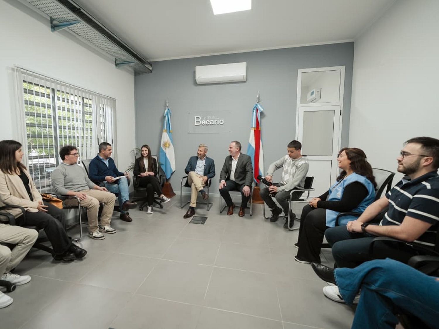 Frigerio destacó que desde el inicio de su gestión las becas se incrementaron un 500%