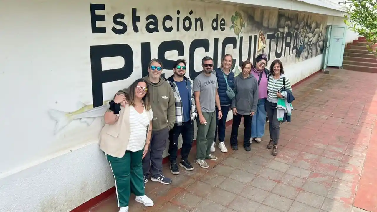 Visitas. A la Estación de Piscicultura