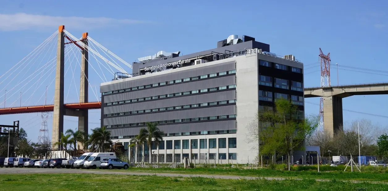 La construcción del sanatorio demandó dos años y medio.