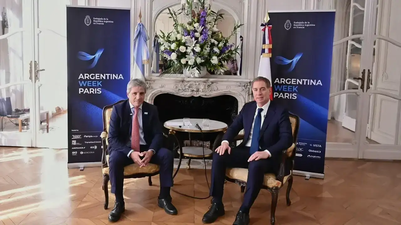 Caputo y Santilli, en un evento realizado en Francia