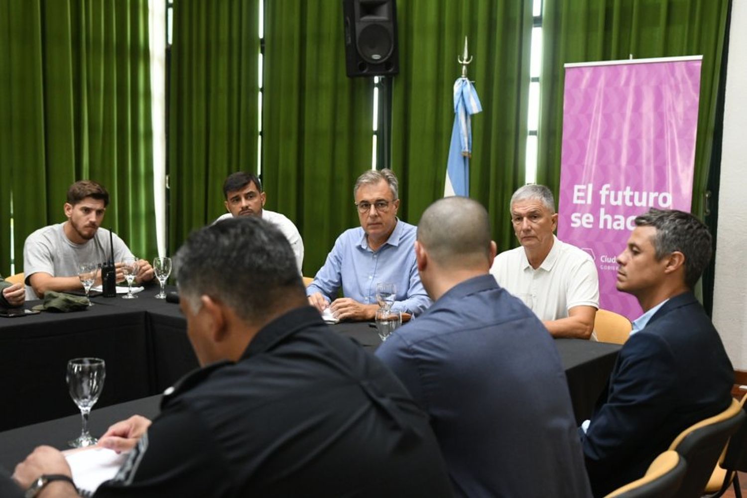 Integrantes del Ministerio de Seguridad visitaron la ciudad y planificaron acciones al futuro