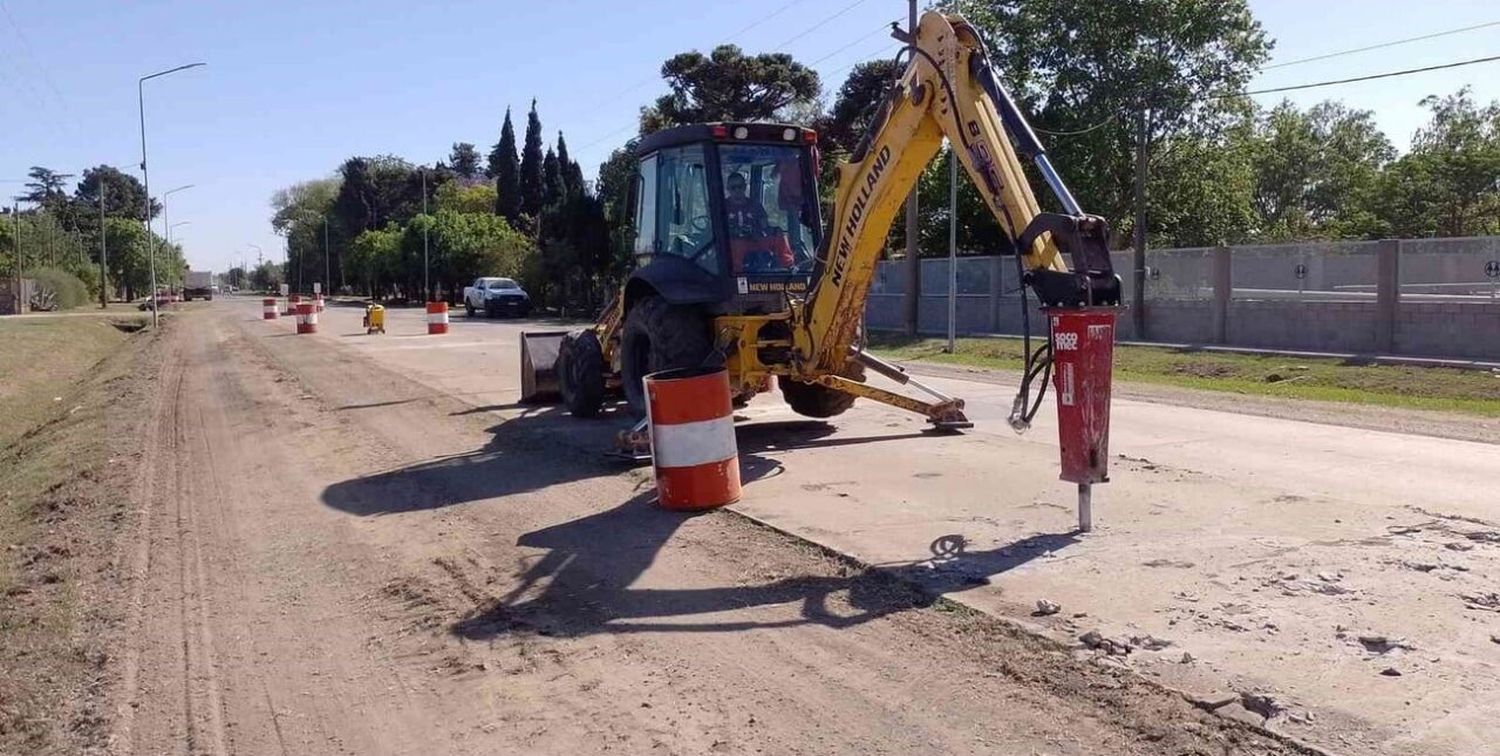 Comenzaron las obras de reconstrucción de la Ruta Provincial N° 14