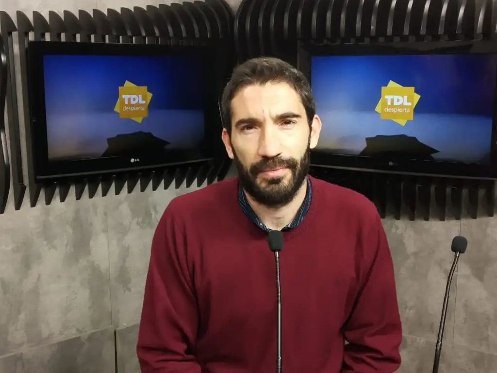 Juan Arrizabalaga en el desayuno de Tandil Despierta
