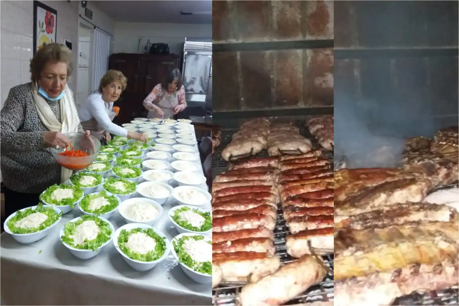 Así fue la cena del Centro de Jubilados de avenida 3 de Febrero