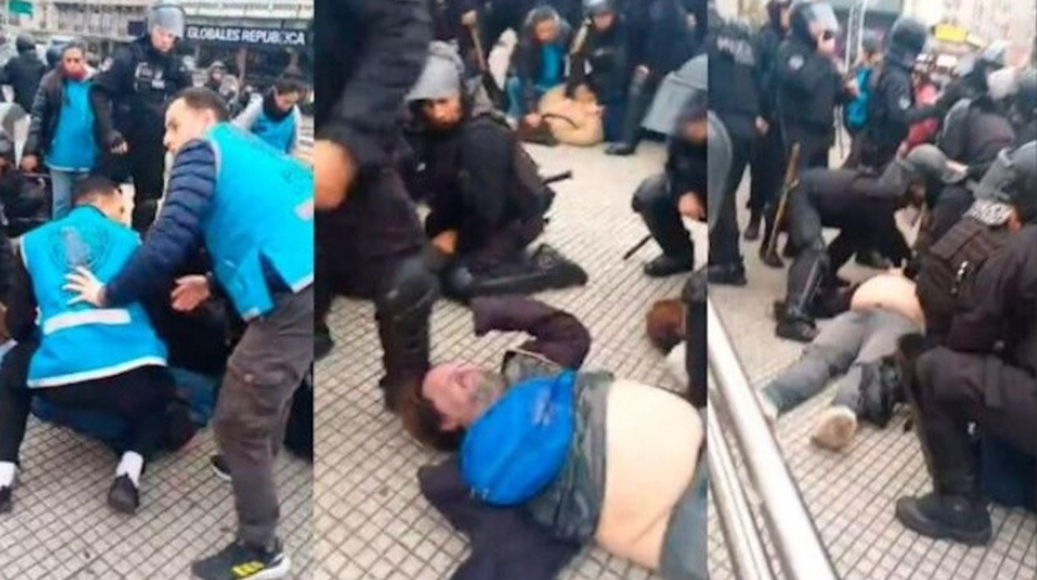 Murió un hombre y detuvieron a otras seis personas en una protesta en el Obelisco