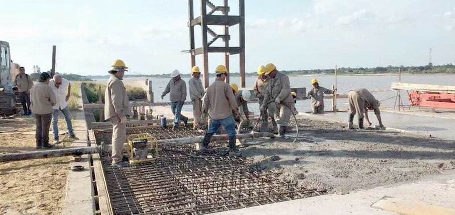 La obra del Puerto Nuevo de Formosa
se encuentra en la última etapa