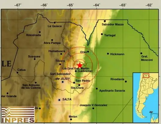 Dos temblores sísmicos sacudieron a Jujuy y Salta