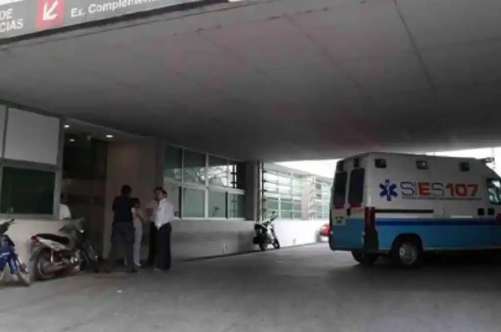 El hombre estaba internado en el HECA