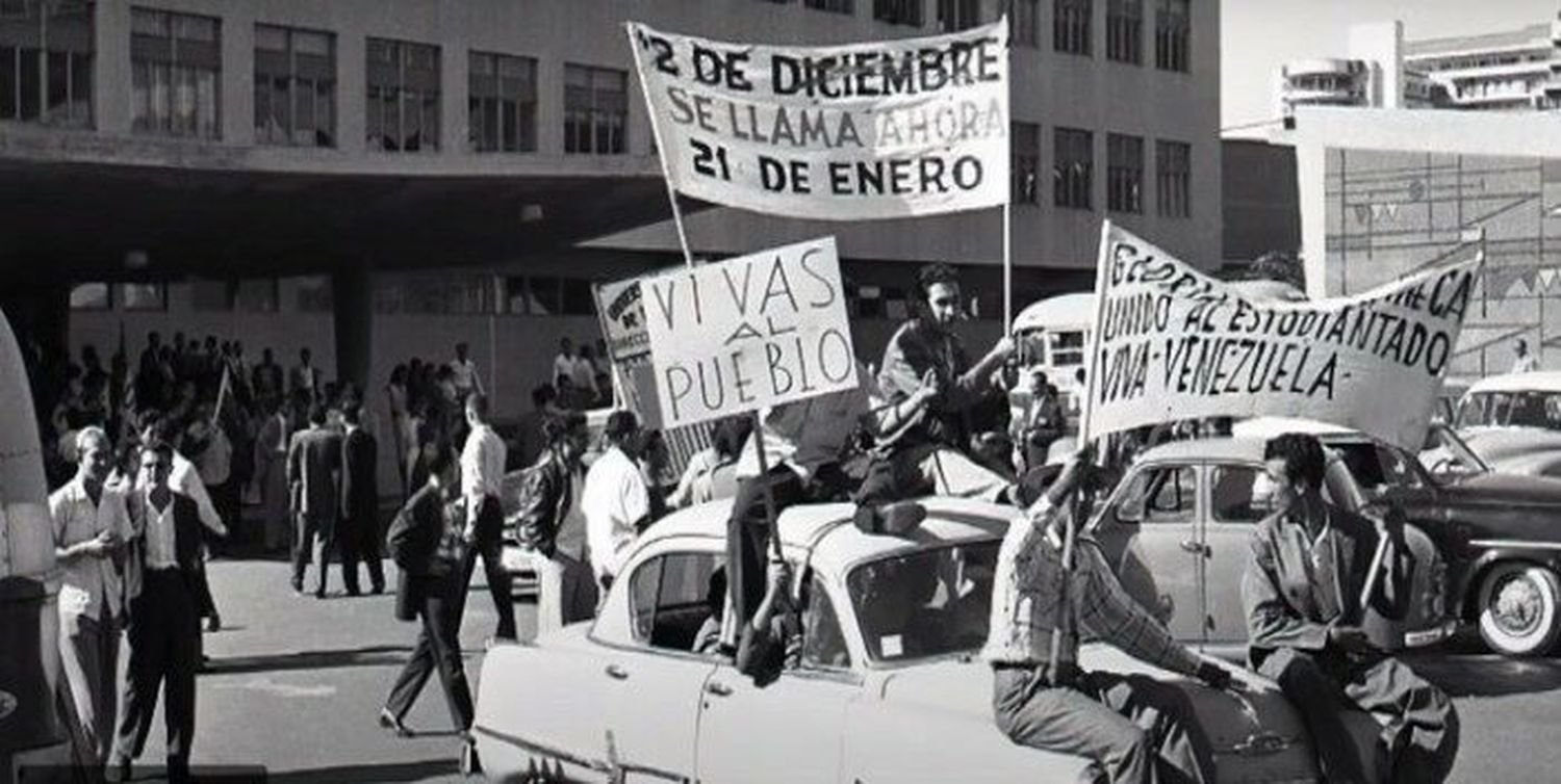 HISTÓRICO: 23 de enero de 1958, el día que Venezuela recobró su libertad
