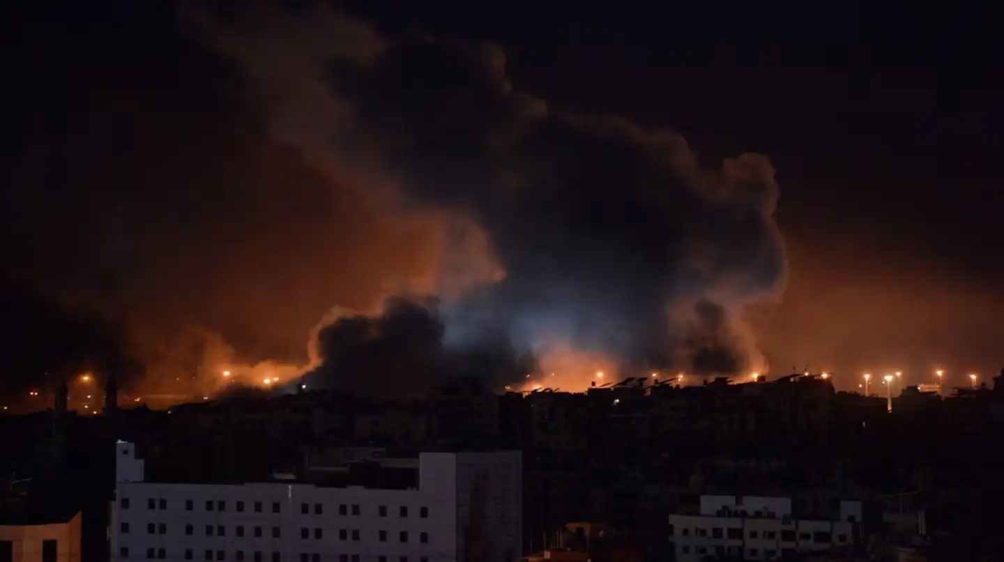 Israel lanzó una nueva ofensiva nocturna contra la estructura financiera de El Libano. (Foto:EFE).