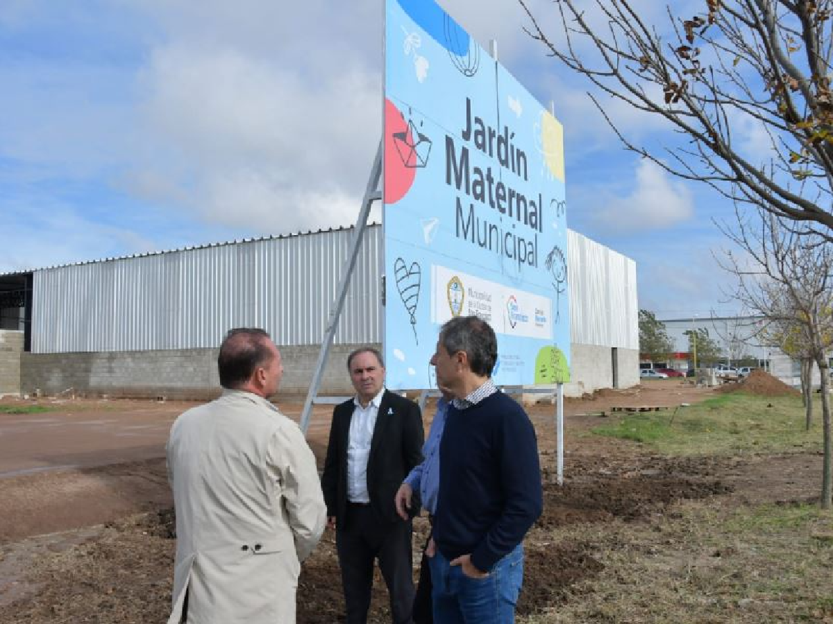Comenzó la construcción del Jardín Maternal Municipal del Parque Industrial